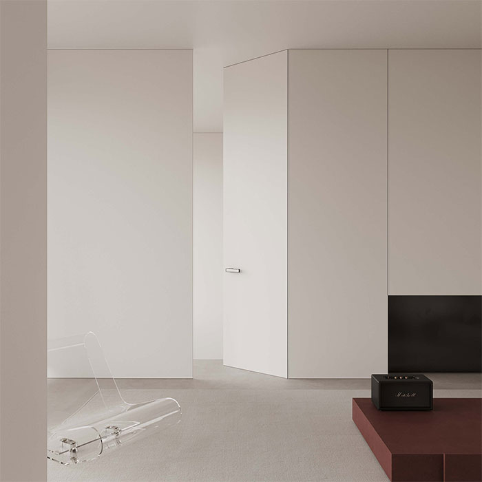 Modern Flush Design Hidden Door