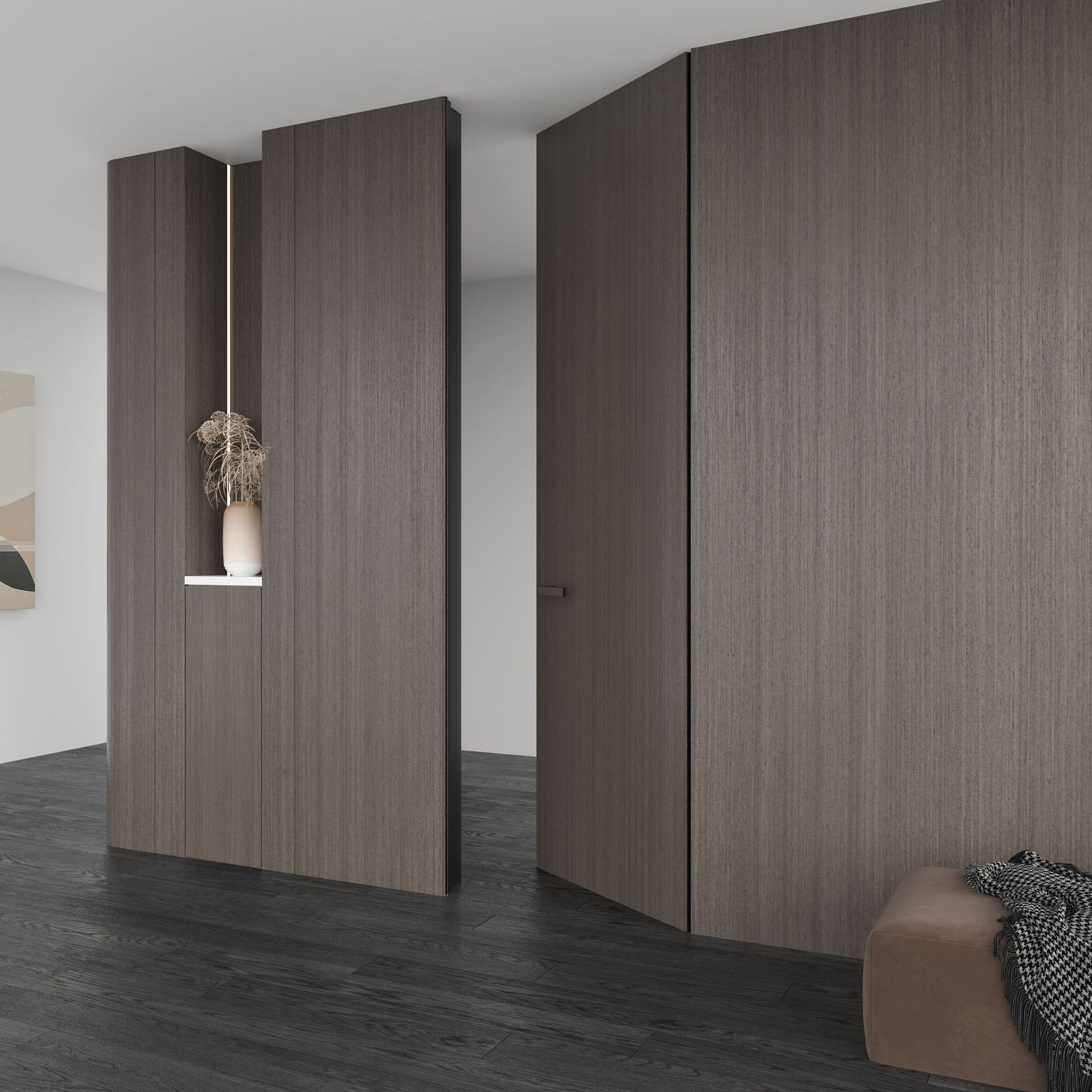 Aluminum Frame Hidden Door Concealed Door Sytem