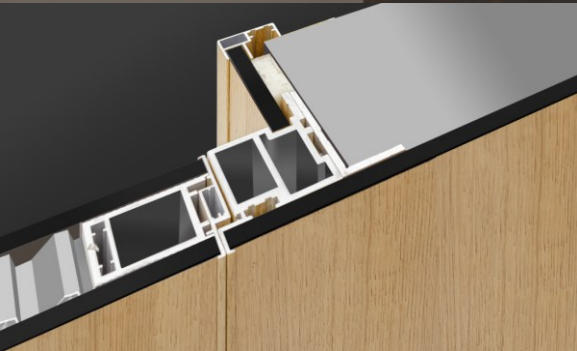 aluminnum frame design detail